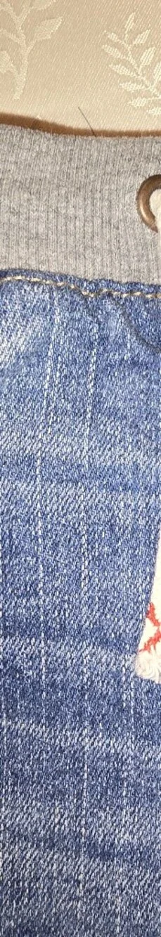 Cat & Jack frayed denim shorts featuring a dark wash